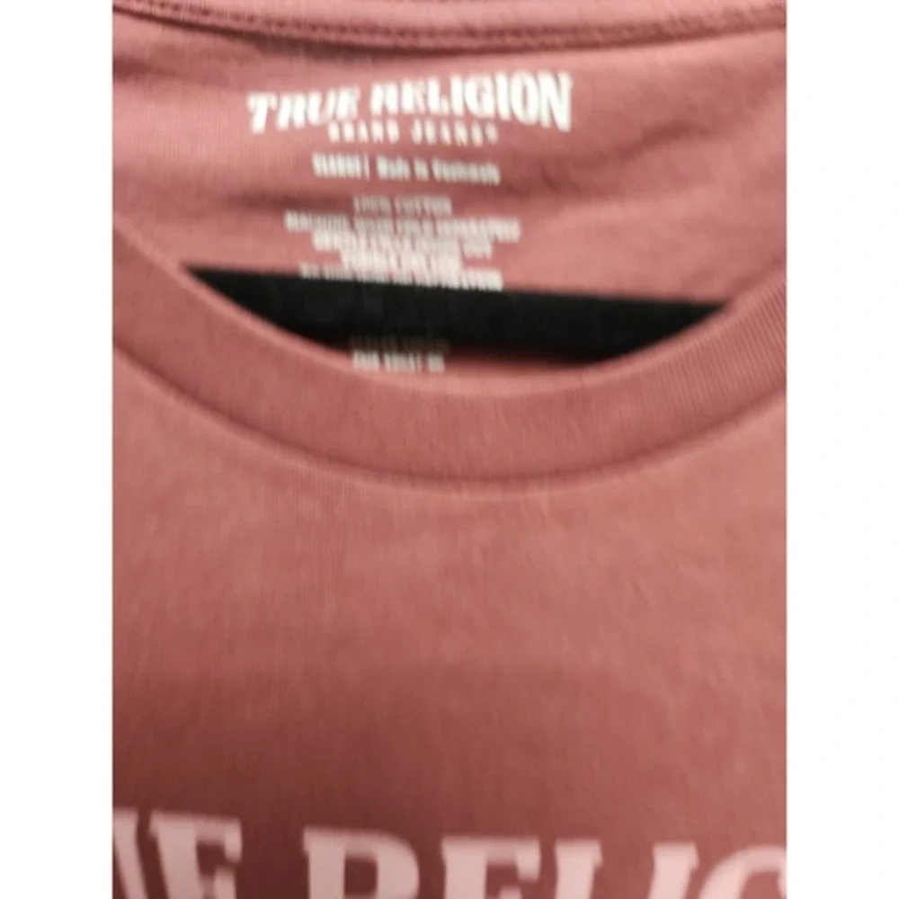 True Religion Shirt Men's 2XL Crimson‎ Tee Casual Cotton